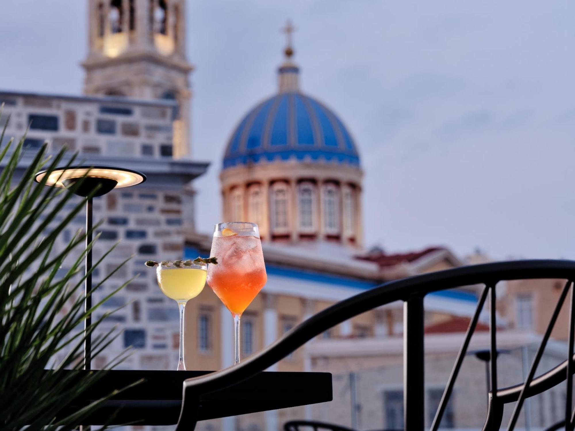 Hotel Argini Syros Ermoupoli Exterior foto